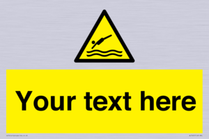 Custom Warning diving area